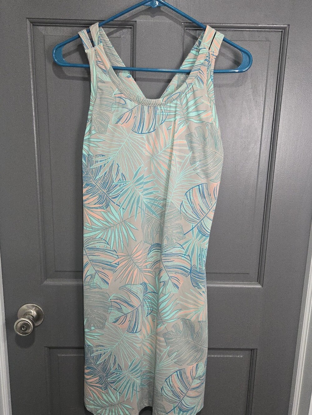 Title Nine Mint & Teal Striped Active Tank